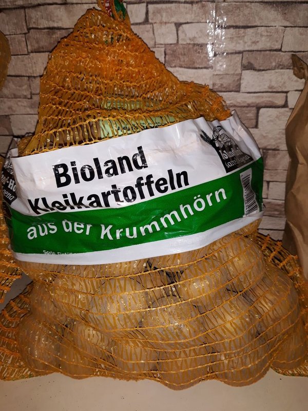 Speisekartoffeln Bioland Anuschka 5 kg festkochend Krummhörner Kleikartoffel