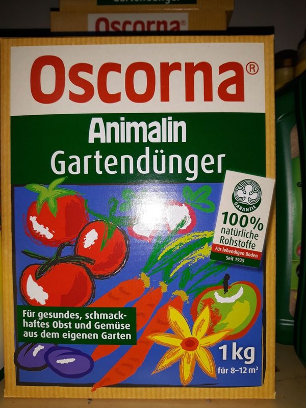 Oscorna Animalin Gartendünger 1 kg, organischer Dünger