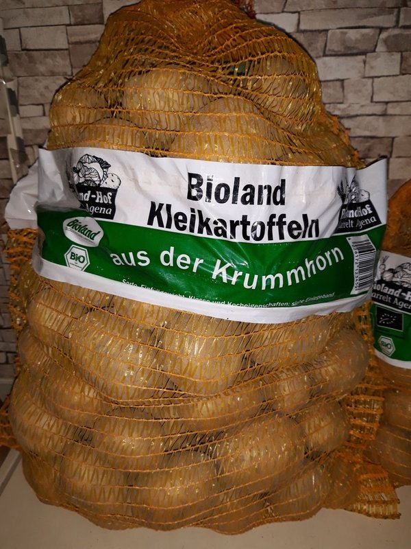Speisekartoffel Bioland Anuschka festkochend 12,5 kg Kleikartoffel